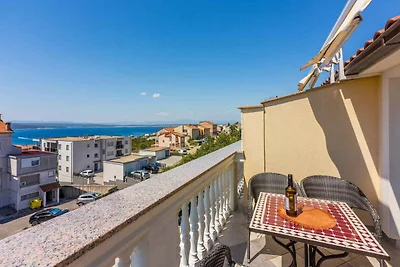 Ferienwohnung mit Balkon und Meerblick