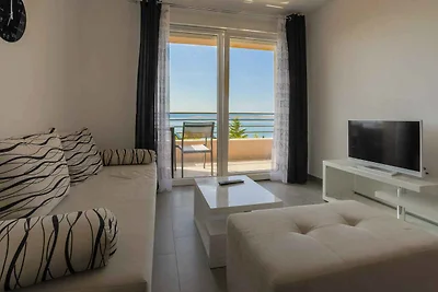 Ferienwohnung mit Meerblick, Whirlpool und