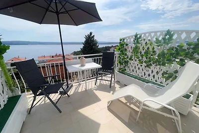 Studio mit Balkon und Meerblick