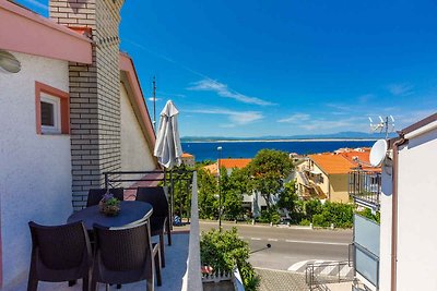 Ferienwohnung mit Balkon und Meerblick