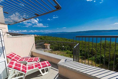 Ferienwohnung mit Terrasse und Meerblick in r