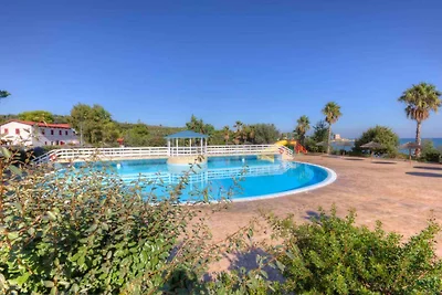 Mobilehome mit Klimaanlage, Terrasse und Pool