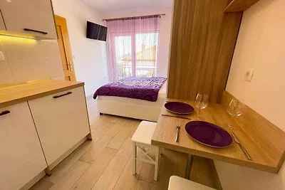 Studio mit Klimaanlage, Whirlpool und grossem