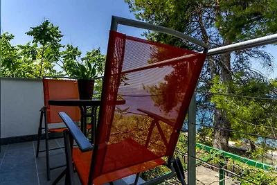 Ferienhaus liegt am Meer auf einer Insel
