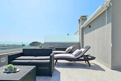 Ferienhaus mit Dachterrasse und schöner