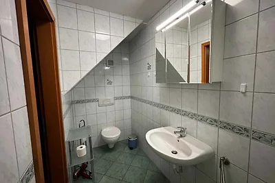 Ferienwohnung Terrasse und Blick aufs Wasser