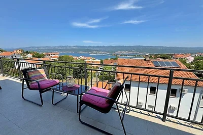 Ferienwohnung mit Balkon und Meerblick
