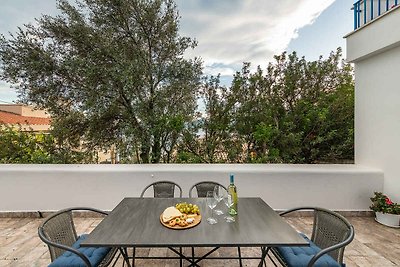 Ferienhaus mit Waschmaschine, Balkon und