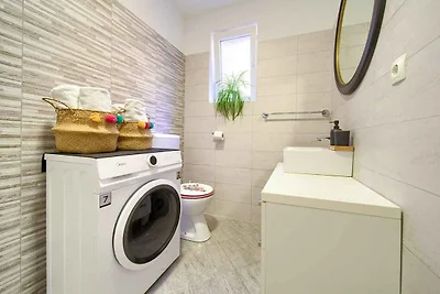 Ferienwohnung mit Terrasse in Strandnähe