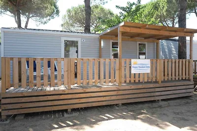 Mobilehome mit Klimaanlage, Terrasse und Pool