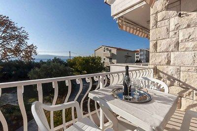 Ferienwohnung mit Balkon und Meerblick