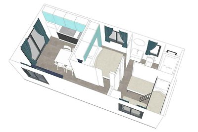 Mobilehome mit Klimaanlage