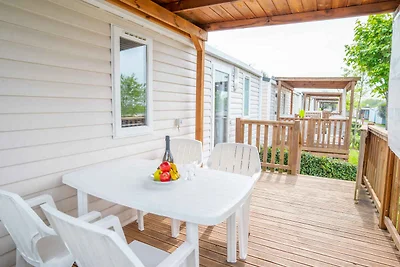 Mobilehome mit Klimaanlage, Terrasse und Pool