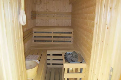 Ferienhaus mit Kamin, Sauna, Spielezimmer und