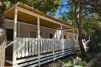 Mobilehome mit Klimaanlage, Terrasse und Pool