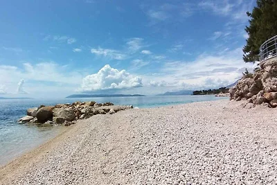 Ferienwohnung mit Blick auf den Strand, Yacht