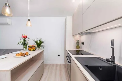 Ferienhaus mit Whirlpool und Meerblick