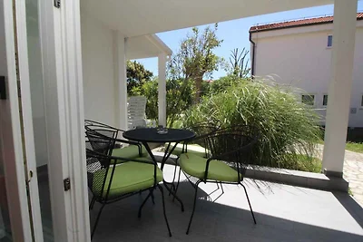 Ferienwohnung mit Terrasse in Strandnähe