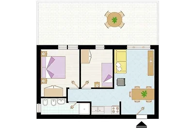 Ferienwohnung mit Pool