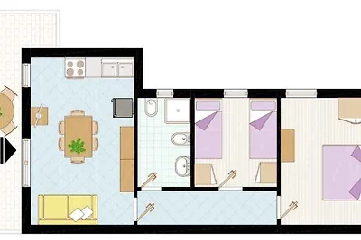 Ferienwohnung mit Klimaanlage