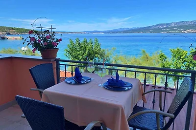 Gemütliche Ferienwohnung Koraljka mit Meerbli