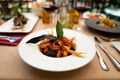 Ferienwohnung mit Garten und Klimaanlage