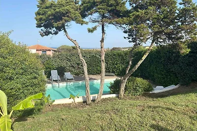 Ferienhaus mit privatem Pool und Meerblick
