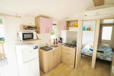 Mobilehome mit Klimaanlage, Terrasse und Pool