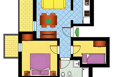 Ferienwohnung mit Privatgarten