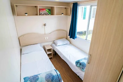 Mobilehome mit Klimaanlage, Terrasse und Pool