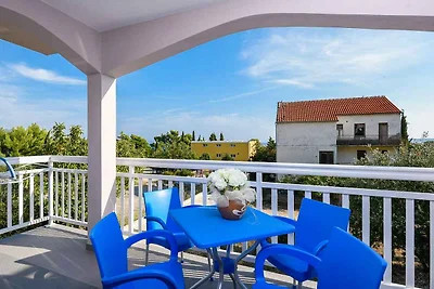 Ferienwohnung im ersten Stock mit Meerblick