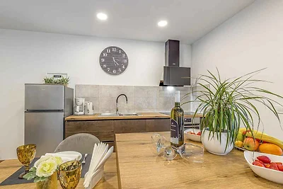 Apartment mit Balkon, Klimaanlage, Wi-Fi, Par