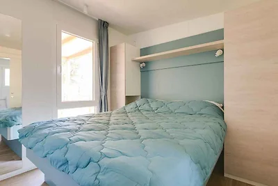 Mobilehome mit Terrasse am Pool