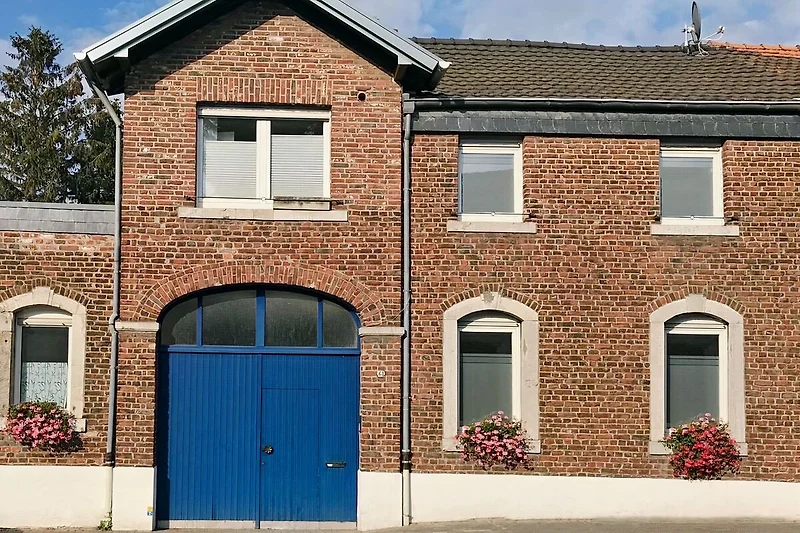 Het vakantiehuis vanaf de straat