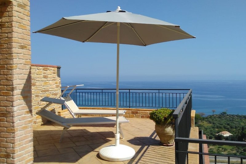 Terrasse obere Etage