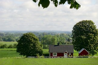 Charmig Svensk röd stuga