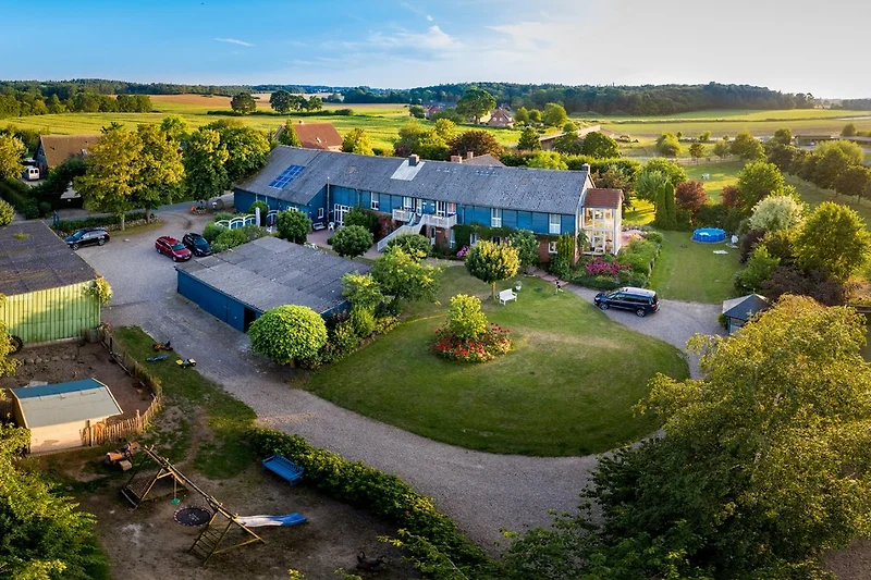 Luchtfoto Vakantieboerderij