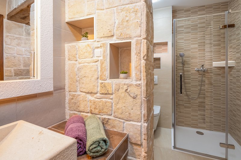 Bathroom with a shower