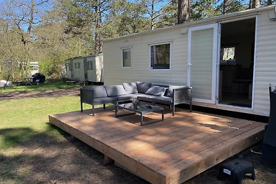 'De Krab' moderne stacaravan op camping Bakkum