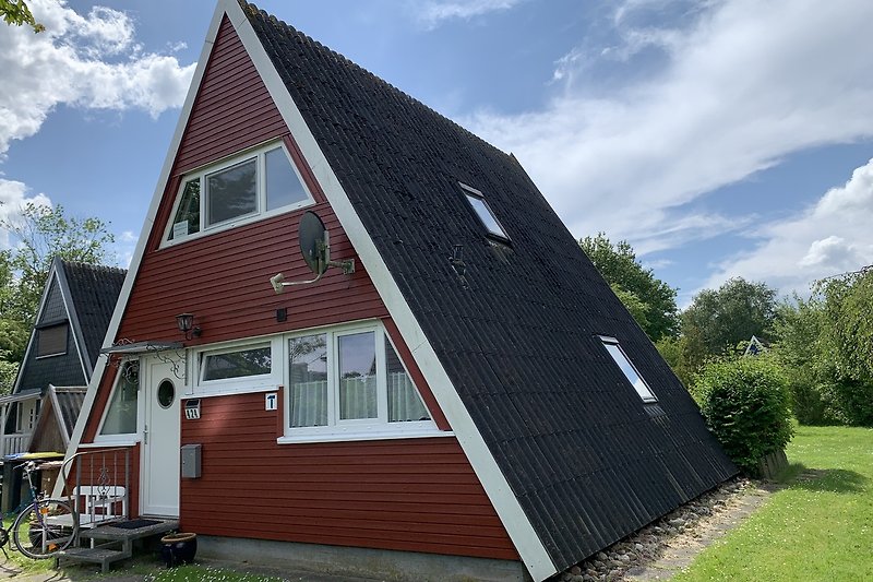 Ferienhaus mit Parkplatz direkt vor dem Haus
