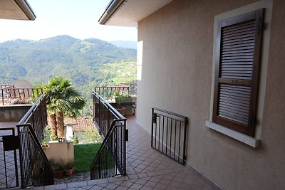 Terras appartement met panoramisch uitzicht