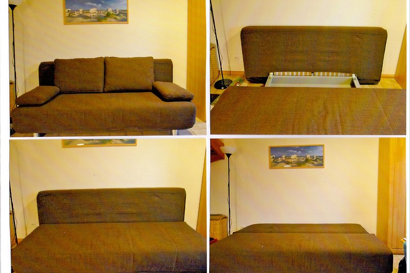 Umbau Sofa zum Bett