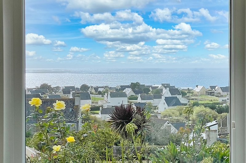 Ausblick aus dem Wintergarten