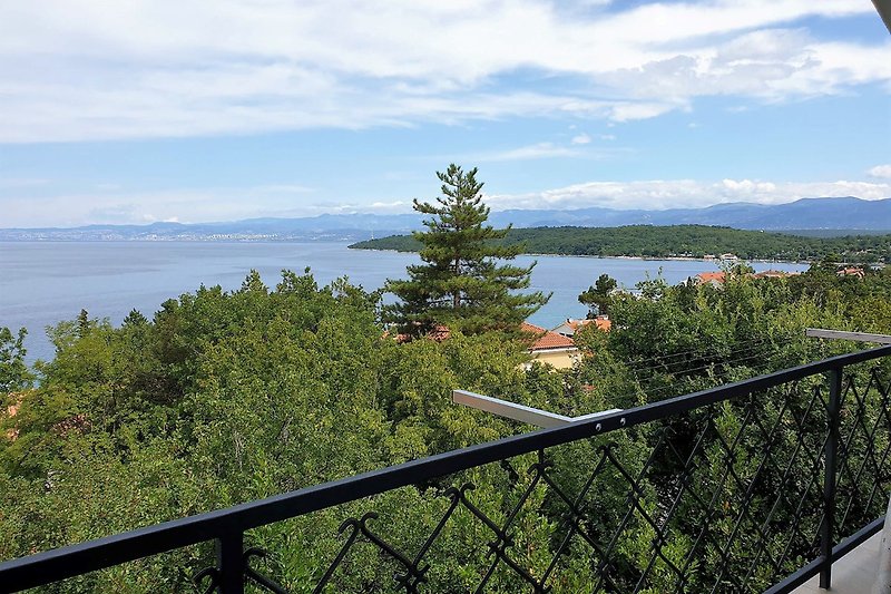 Pogled na more s jednog balkona (sjevero-zapad)
