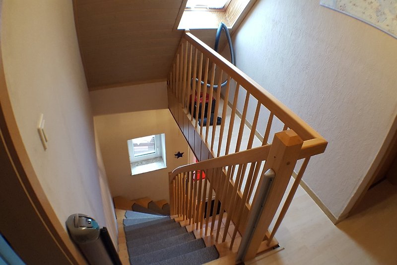 Staircase with toddler protection
