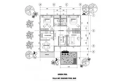 Ferienhaus mit Pool b Pattaya