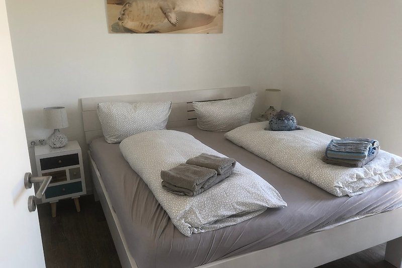 Robbenbank -  Schlafzimmer mit Meerblick