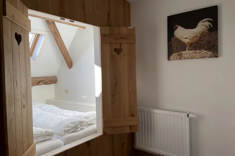 Een droom van iedereen slapen in een bedstee