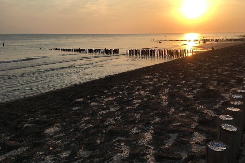 Strand, Meer, Sonnenuntergang, Horizont, Ruhe, Natur.