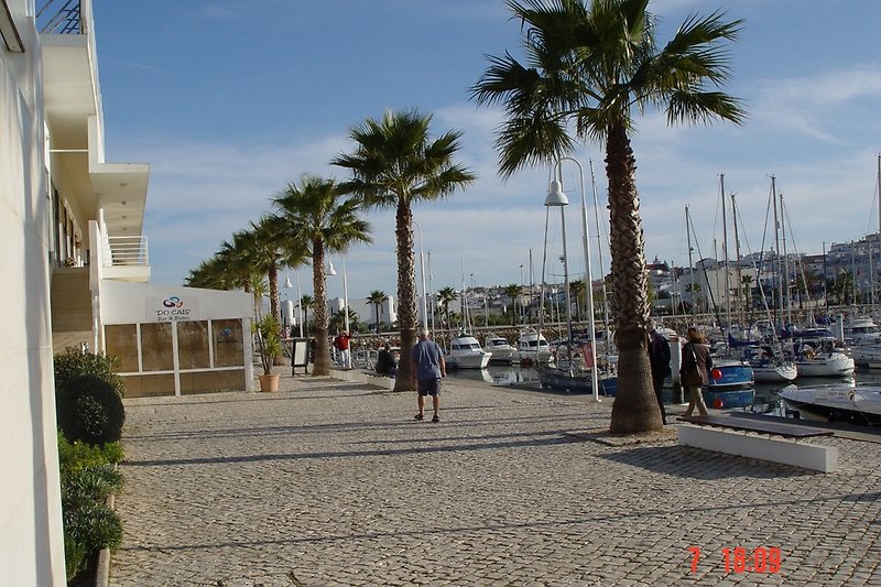 Marina with Restaurants, Bars and shops